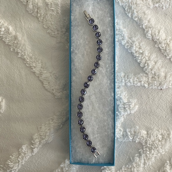 Swarovski Touchstone Dark Purple Tanzanite Ice Bracelet - Picture 5 of 6